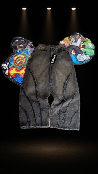 Imagen de Jeans Oversize Oscuros